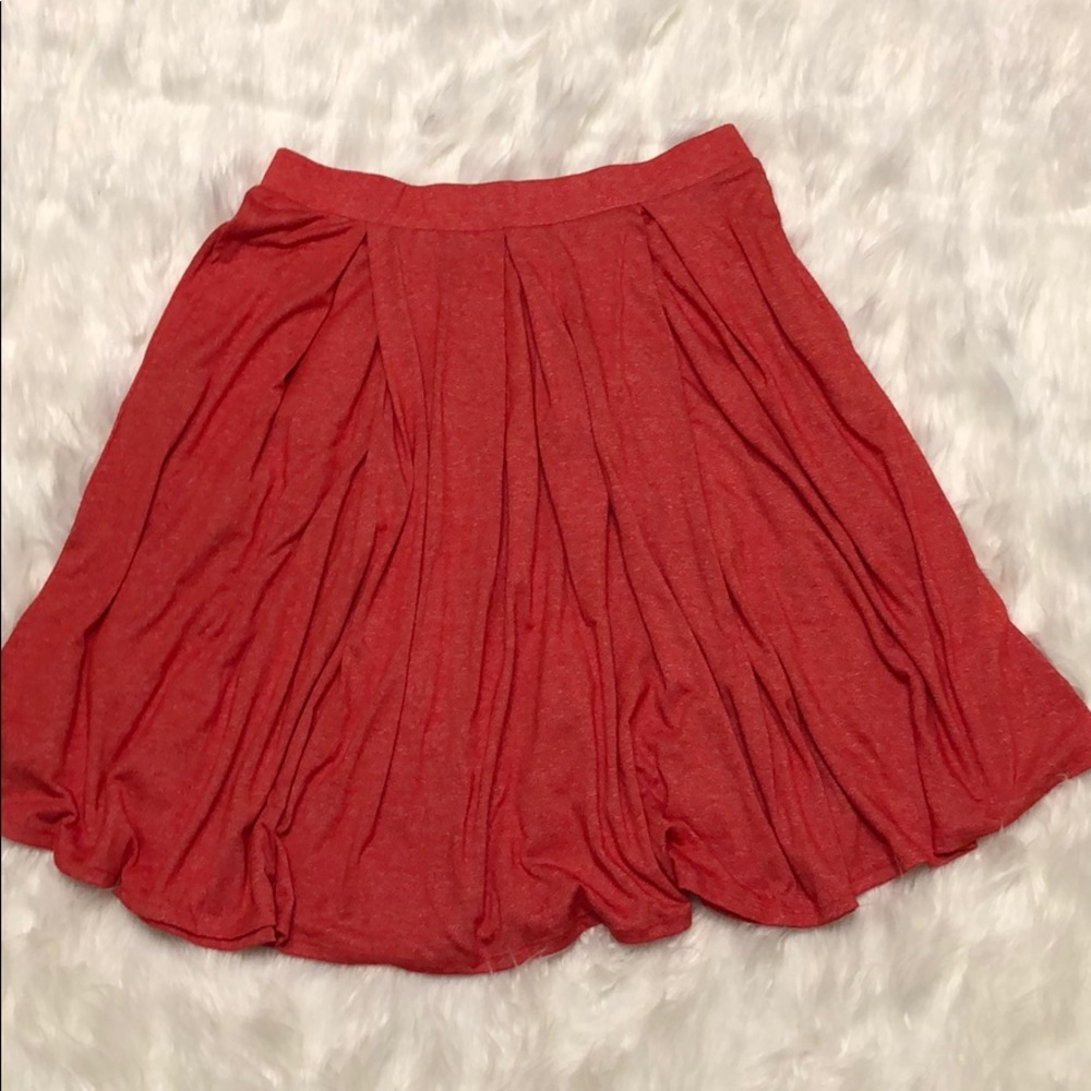 LuLaRoe XL orange swing skirt
